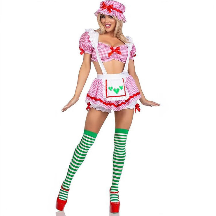 Halloween Beer Girl Dress Stage Costume