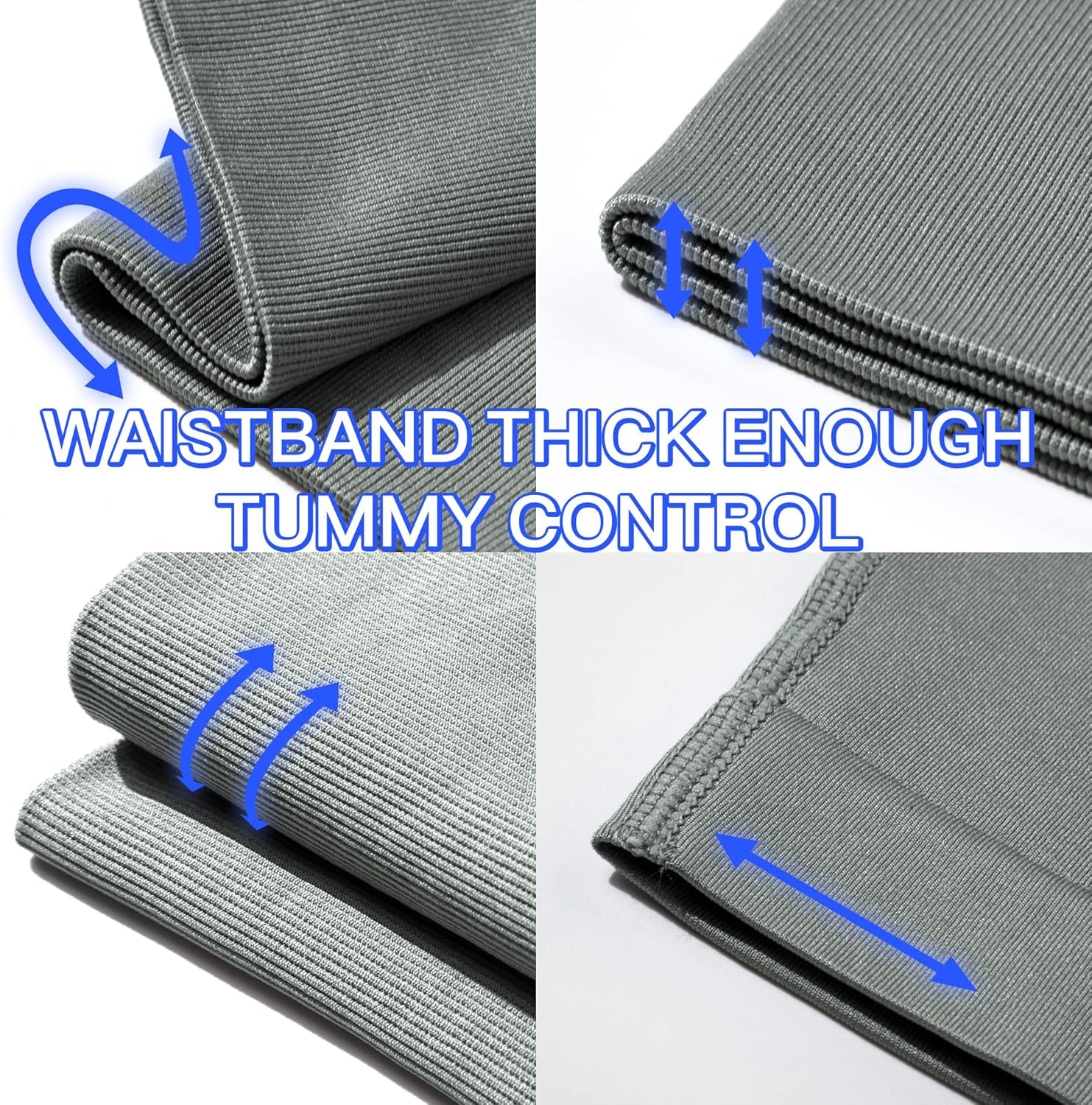 Solid Seamless Leggings High Waisted Yoga Pants, Tummy Control Buttery Soft Sport Tights